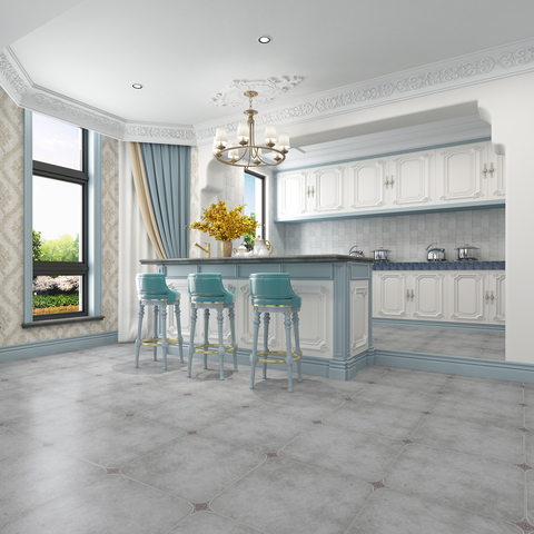 Gạch giả cổ chống trơn 50x50 cm nhập khẩu 55011 Biệt thự, sân vườn, villa, ban công, nhà cổ