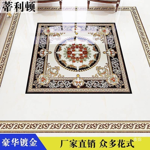Gạch thảm khắc kim 160x160cm nhập khẩu TQ