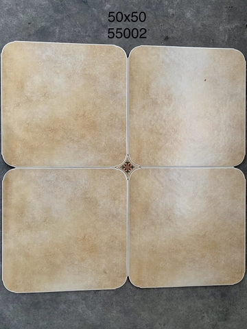 Gạch giả cổ chống trơn 50x50 cm nhập khẩu 5D55002 Biệt thự, sân vườn, villa, ban công, nhà cổ