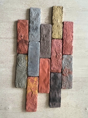 Gạch cổ ốp tường 6x19cm - các màu