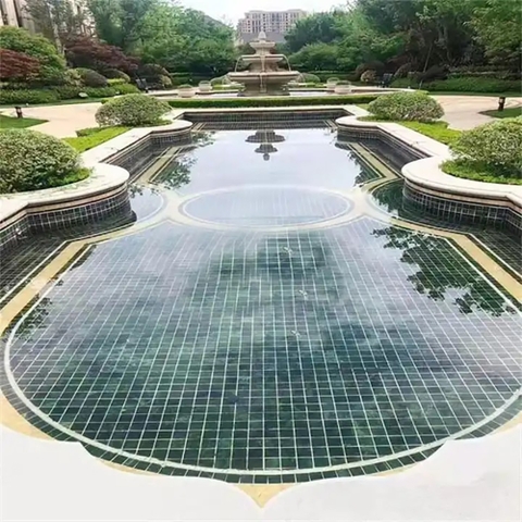 Gạch ốp bể bơi mosaic INM02-HV