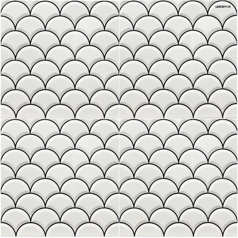 Gạch vẩy cá trang trí 30x30 cm TT19