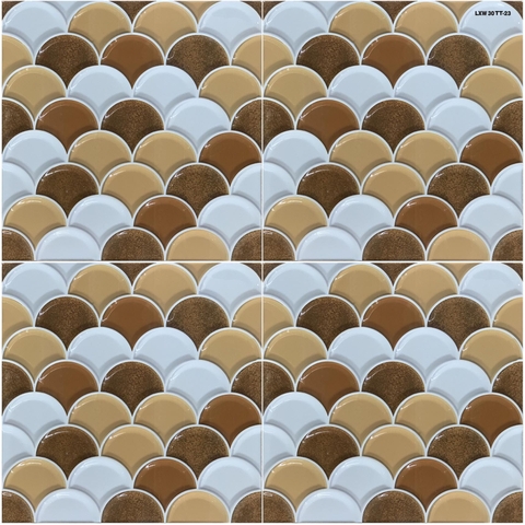 Gạch vẩy cá trang trí 30x30 cm TT23
