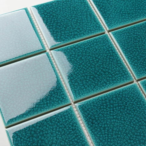 Gạch ốp bể bơi mosaic gốm men rạn  INM01-HV