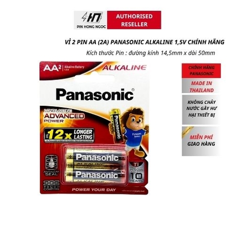 Pin Panasonic Alkaline LR6T/2B