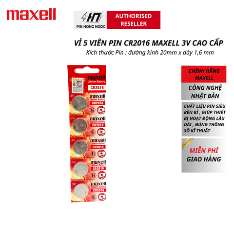 Pin CR2025 Maxell micro battery CR2025 H Bulk Made In JAPAN