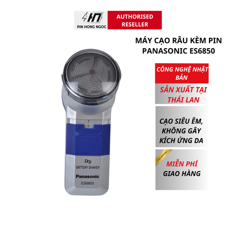 Máy cạo râu Panasonic - ES6850SB251 Tặng 2 Pin Evolta AA