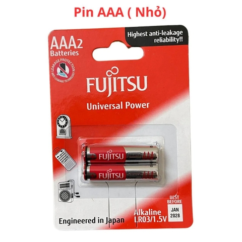 Pin AAA Fujitsu 1,5V - LR032B FU-W-FI - Vỉ 2 Viên