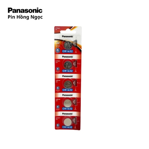 Pin CR1632 3V Panasonic Lithium made in Indonesia