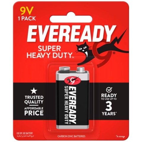 PIN 9V EVEREADY SUPER H.DUTY 1222 BP1