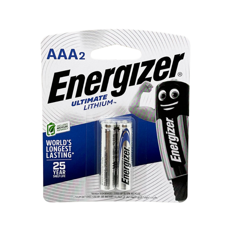 Pin AAA ENERGIZER LITHIUM L92 BP2 1,5V - Vỉ 2 Viên