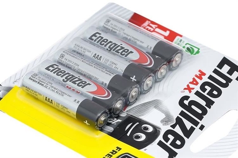 Vỉ 6 viên Pin Energizer Max AAA E92 bp4+2