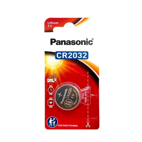 Vỉ 1 Viên Pin Panasonic CR2032 Lithium 3V cao cấp - Hàng chính hãng
