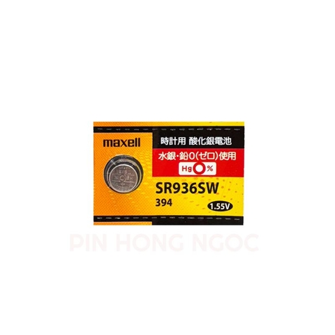 Pin Đồng hồ đeo tay Maxell SR936SW / 394 1,55V sản xuất tại Nhật Bản