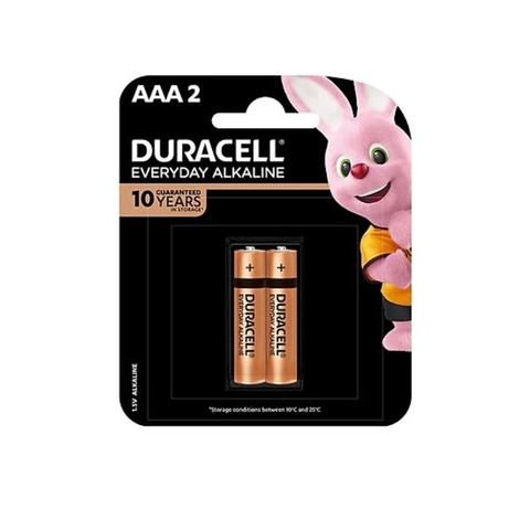 Pin AAA Duracell Everyday 1,5V vỉ 2 viên chính hãng