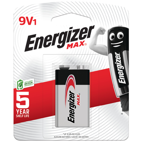 Pin Energizer Max 9V 522BP1 , Pin 9V Energizer