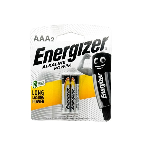 Pin AAA Energizer Alkaline Plus 1,5V Vỉ 2 Viên