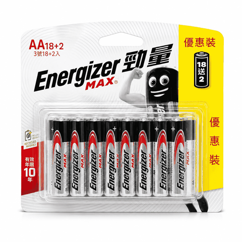 Pin Energizer Max E91 BP18+2 AA ( Vỉ 20 Viên )