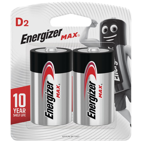Vỉ 2 Viên Pin đại Energizer Max D E95 BP2  1,5V