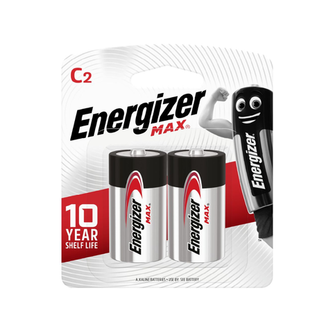 Vỉ 2 Viên Pin Trung C Energizer Max E93 BP2 1,5V