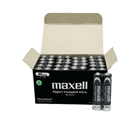Hộp 40 Viên Pin AAA Maxell 1,5V R03 (AB) 2P