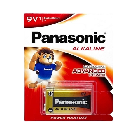 Pin vuông Panasonic Alkaline 9V  6LR61T/1B - 1 Viên