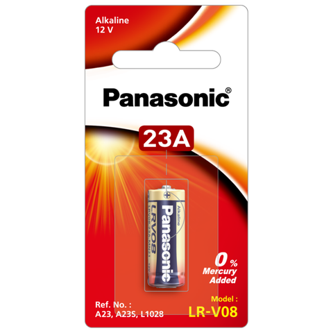 1 Viên Pin A23 12V Panasonic - LR-V08/1BP Dùng cho remote , cửa cuốn , chuông cửa