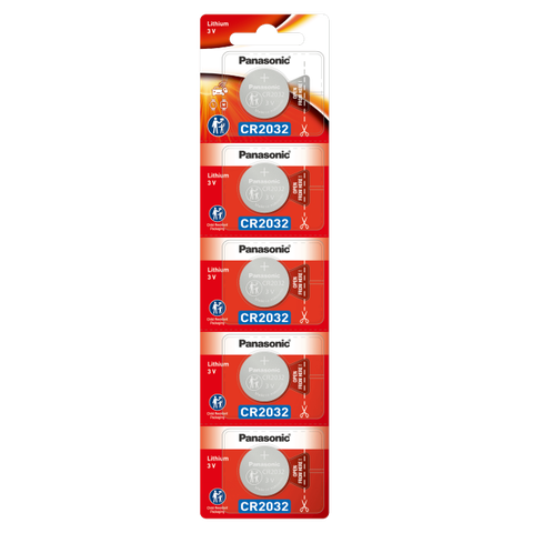 Vỉ 5 Viên Pin Panasonic CR2032 Lithium 3V Made in Indonesia