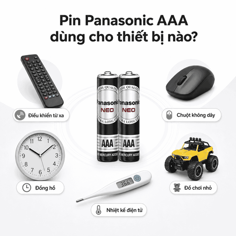 Hộp 60 viên Pin AAA 1,5V Panasonic R03NT/2S - Hàng chính hãng