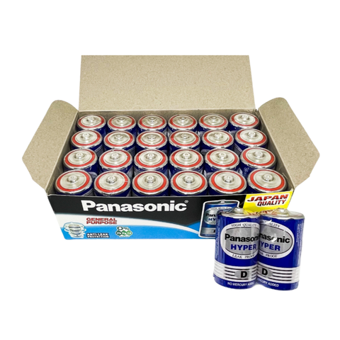 Pin Panasonic R20UT/2S cỡ D 1,5V vỉ 2 Viên ( hộp 24 viên )