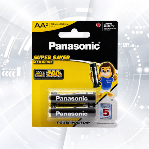 Pin Panasonic LR6YTP/2B AA Super Saver Alkaline 1.5V