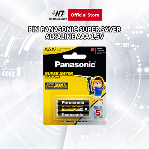 Pin Panasonic LR03YTP/2B-V AAA Super Saver Alkaline 1.5V