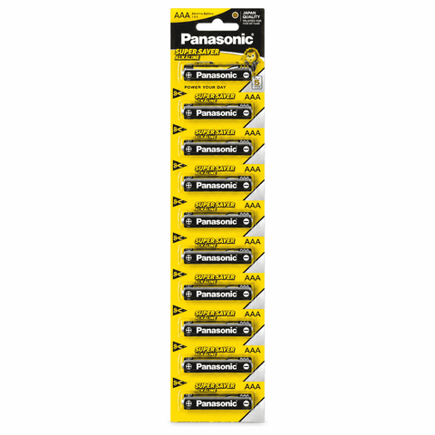 Vỉ 12 Viên Pin AAA Panasonic Super Saver Alkaline 1.5V Chính Hãng