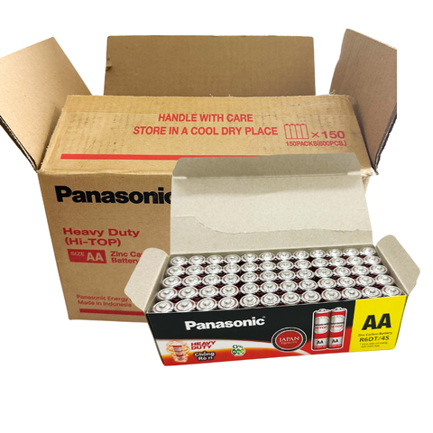 Thùng 10 hộp Pin panasonic AA R6DT/4S-V 1,5V (thùng 600 Viên) chính hãng