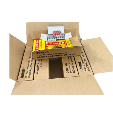 Pin Con Thỏ 1.5V AAA Chính Hãng thùng 1000 Viên
