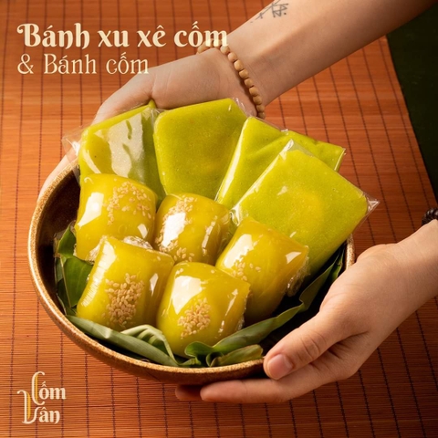 Hộp Bánh Mix ( 5 chiếc bánh cốm & 5 chiếc xu xê)
