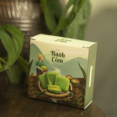 5 chiếc Bánh Cốm - Hộp lẻ 1 chiếc