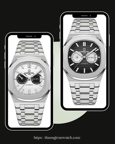 Đồng hồ Carnival Panda - Cá Tính, Hiện Đại, Mạnh Mẽ