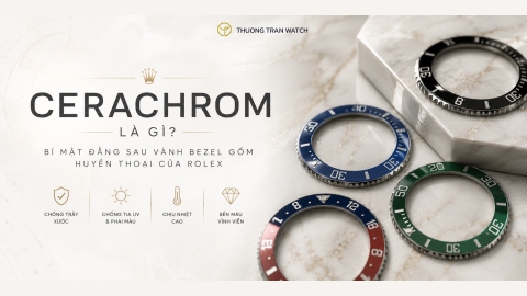 Cerachrom Là Gì? Bí Mật Đằng Sau Vành Bezel Gốm Huyền Thoại Của Rolex