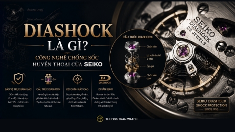 Diashock Là Gì? Công Nghệ Chống Sốc Huyền Thoại Của Seiko
