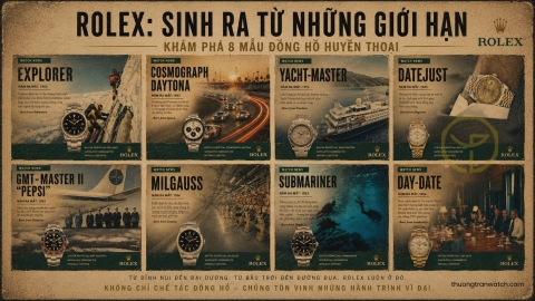 Rolex: Sinh Ra Từ Những Giới Hạn - Khám Phá 8 Mẫu Đồng Hồ Huyền Thoại