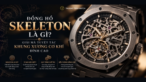 Đồng Hồ Skeleton Là Gì? Giải Mã Tuyệt Tác Khung Xương Cơ Khí Đỉnh Cao