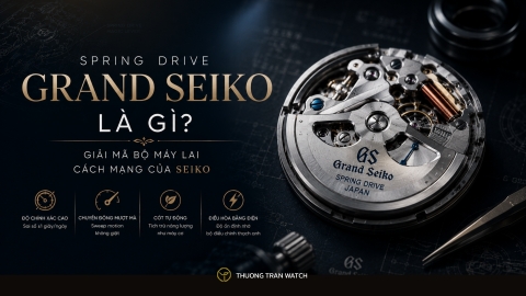Spring Drive Grand Seiko Là Gì? Giải Mã Bộ Máy Lai Cách Mạng Của Seiko