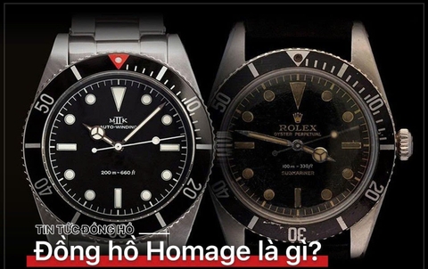 Đồng hồ HOMAGE có phải là hàng FAKE, REPLICA khác biệt nằm ở đâu?