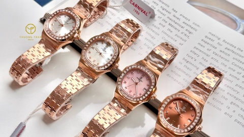 Carnival 8160L2-VH – Lựa chọn Dress Watch nữ với form cushion hiện đại