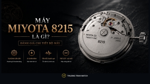 Máy Miyota 8215 Là Gì? Đánh Giá Chi Tiết Bộ Máy