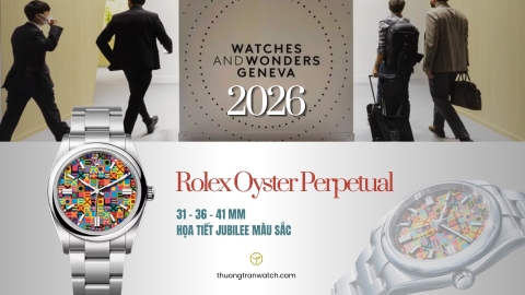 TIN TỨC: Rolex Oyster Perpetual 2026 Cuộc Giao Thoa Thế Kỷ Giữa Họa Tiết Jubilee Và Dải Màu Stella
