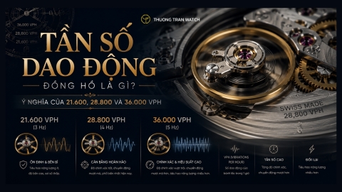 Tần Số Dao Động Đồng Hồ Là Gì? Ý Nghĩa Của 21.600, 28.800 Và 36.000 VPH