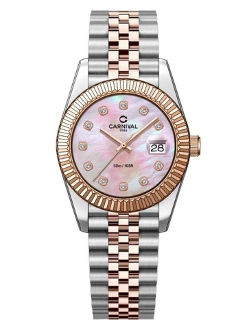 ĐỒNG HỒ NỮ CARNIVAL QUARZT 8250L-CH-HK