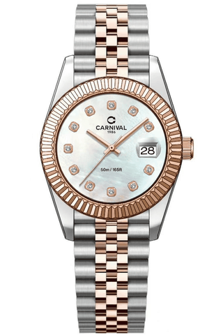 ĐỒNG HỒ NỮ CARNIVAL QUARTZ 8250L-CH-TK